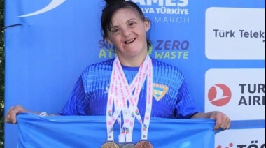 ¿Las medallas también se despachan? La delegación argentina volvió repleta de alegría de las Olimpiadas de Sindrome de Down en Turquia