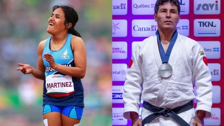 Yanina Martinez y Fabian Ramirez portaran la bandera argentina en los Juegos Paralimpicos