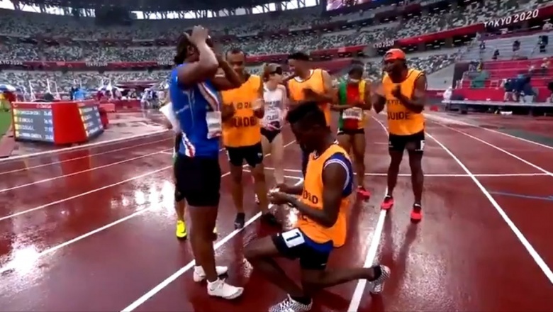 A correr de por vida: propuesta de matrimonio en los Juegos Paralimpicos
