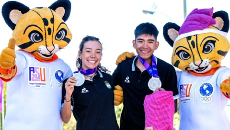 El amanecer argentino en Asunción 2025 comenzó de la mejor manera. ¡Cuatro medallas en ciclismo!