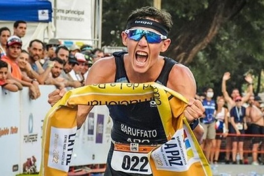 Tadeo Baruffato: “El Triatlón de La Paz fue una fiesta; no me esperaba ganar en mi categoria”