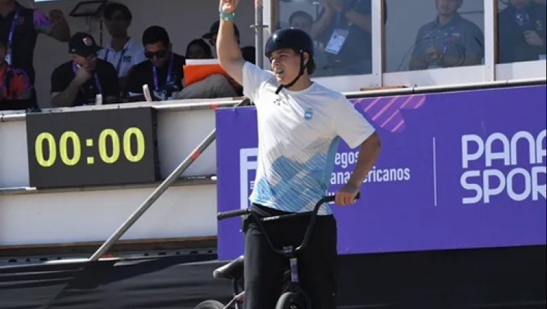 Manuel Turone desafió la gravedad y alcanzó la medalla de plata en Asunción 2025