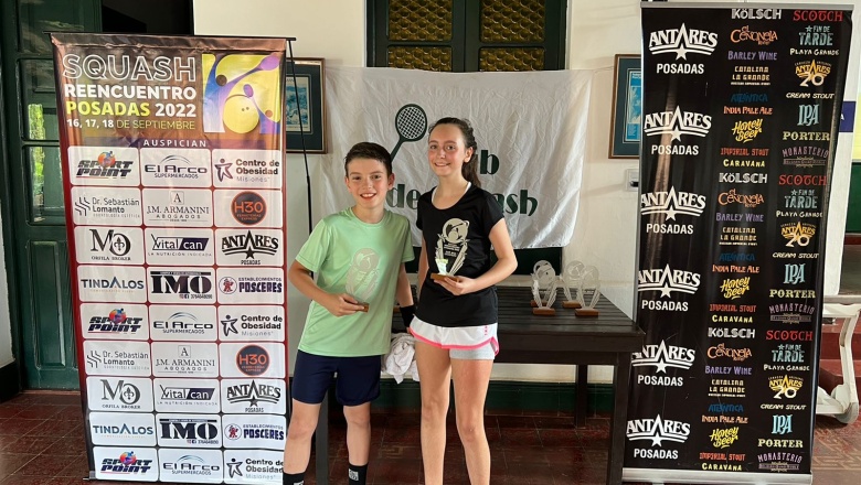 ¡Qué buen nivel hay en el norte! El Club Misiones Squash sumó nueva experiencia en un torneo internacional de Posadas