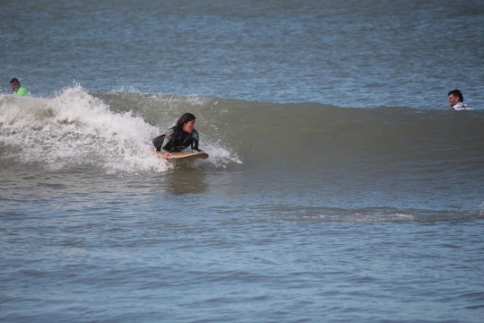 Del cielo de Santa Clara del Mar emergió el Torneo Nacional de surf adaptado