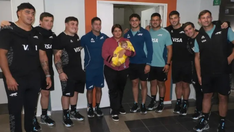 Un try al corazón: Los Pumas llevaron sonrisas al Hospital Rawson de San Juan