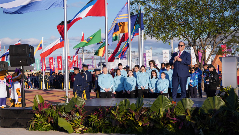 Argentina alza su emblema en la sinfonía de las Américas