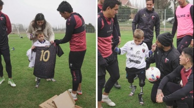 La historia de Ian, el niño santafesino con amputación congénita que quiere conocer a Lionel Messi