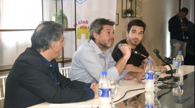 Matias Lammens se reunió con representantes de clubes barriales de Mar del Plata y de la zona
