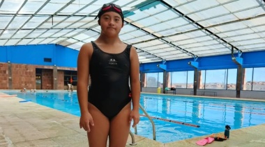 Con Síndrome de Down y un talento único, Rocío Luján nada hacia la selección