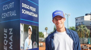 El Club Nautico Hacoaj está de festejo y una de sus canchas se llama Diego Schwartzman