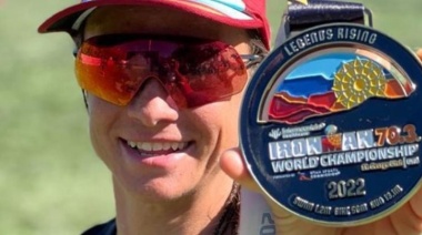 Una voz del más allá susurra con felicidad: “Yanina Minaglia, 6º en su categoría en el Mundial Ironman de Estados Unidos”