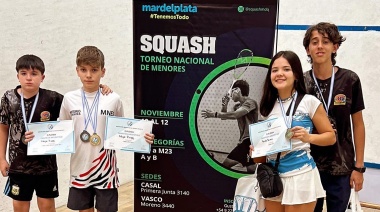Asistencia perfecta de Misiones en el Circuito Nacional de Menores de Squash