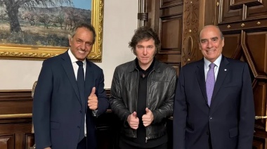 “Atletas, a Paris van seguro”. Firma: Daniel Scioli