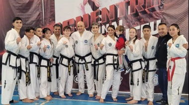 Fiesta en San Martin: taekwondistas de todo el país mostraron su habilidad frente a grandes maestros