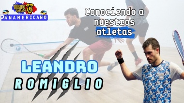 La raqueta de Leandro Romiglio esconde el poder de la experiencia de cara a los Juegos Panamericanos