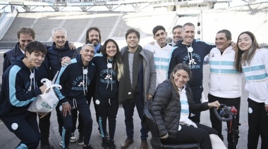 Atletas paralímpicos, vayan a Paris y representen al pais de la mejor manera. Atentamente: Axel Kicillof