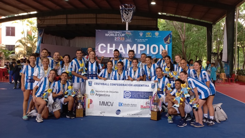 Los escuadrones de oro: Argentina, doble campeón mundial en cestoball