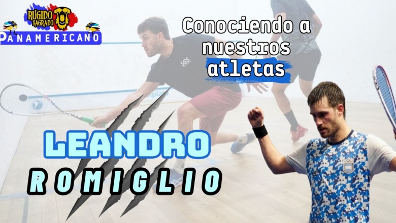 La raqueta de Leandro Romiglio esconde el poder de la experiencia de cara a los Juegos Panamericanos