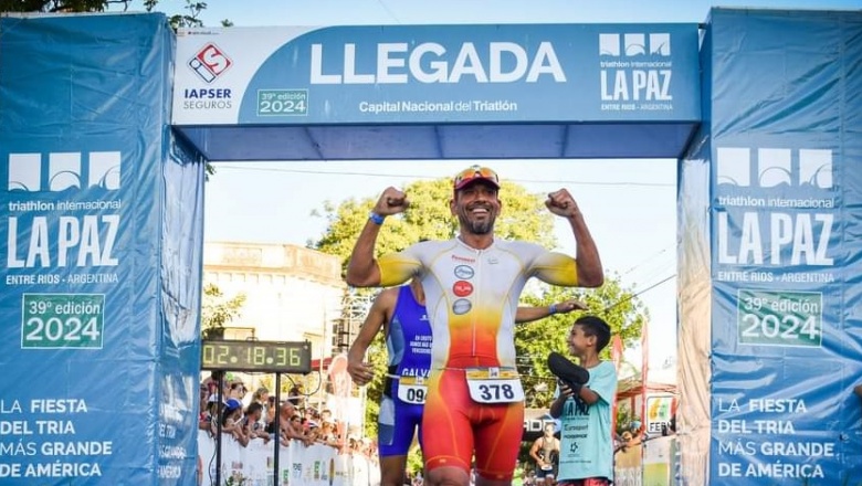El triatlón de La Paz volvió a ser un espectáculo y Catta Triatlón no dejó pasar la oportunidad