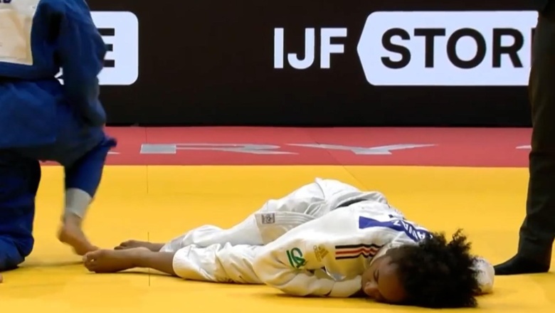 ¡Al borde de la muerte! Una judoca francesa perdió el conocimiento tras una llave