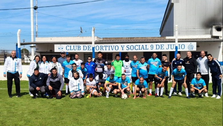 La Selección BA de futbol de PC continúa su gira con espíritu deportivo y solidario