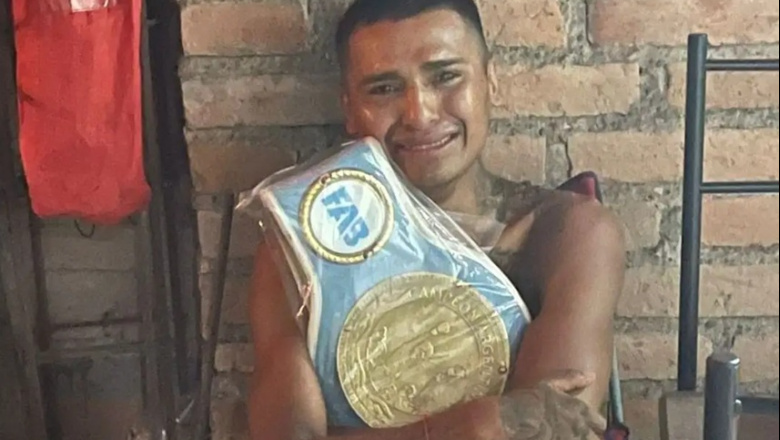 El Relámpago que vende empanadas y sueña con un título mundial