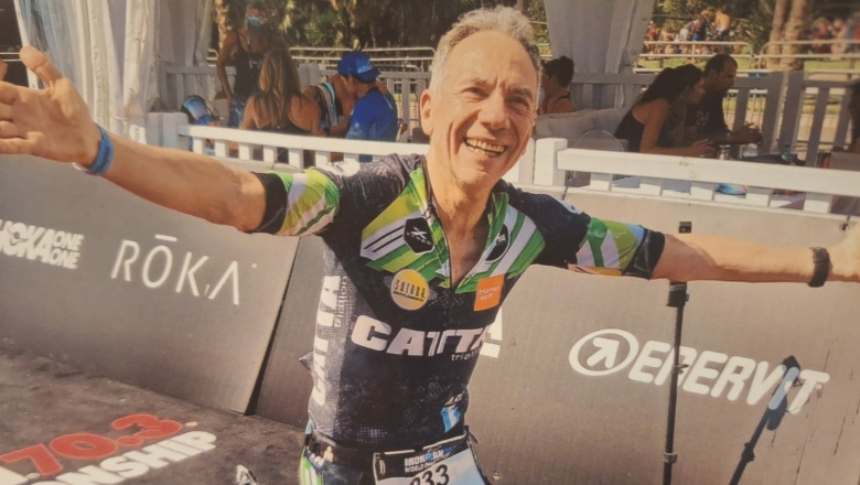 A los 72 años, Ricardo Rolando sigue compitiendo y se transforma en ejemplo dentro y fuera del triatlón