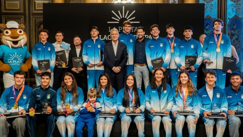 El regreso de los protagonistas: La Plata reconoció a sus atletas