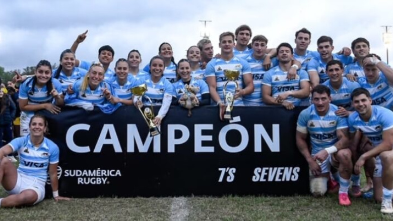 La gloria llegó por duplicado: Los Pumas 7’s y Las Yaguaretés fueron campeones