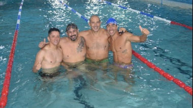 El Subsecretario de Deportes de San Martin acompañó la reinauguración de la pileta del Club San Andrés junto a reconocidos deportistas