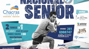 Chacras Indoors tiene lista una fiesta para la primera fecha del Senior de Squash