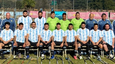 La Selección Argentina de futbol para amputados se sube al avión del desafio Mundial