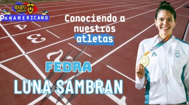 Fedra Luna Sambran: “Para un deportista no hay nada más satisfactorio que llegar a un torneo y estar con la bandera de tu pais”