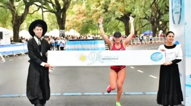 Belen Casetta corre la etapa mas maravillosa de su vida: a dos meses de ser mamá ganó los 9K de Palermo
