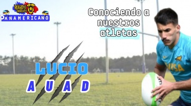 Lucio Auad, el jugador que da sus primeros pasos en el rugby seven con la garra de un puma