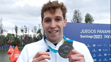 Aguas abiertas y superación personal, las dos medallas que ganó Ivo Cassini en Santiago 2023