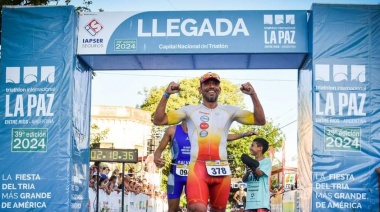 El triatlón de La Paz volvió a ser un espectáculo y Catta Triatlón no dejó pasar la oportunidad