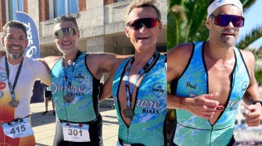 Con circuito nuevo, el Half Triatlón de Mar del Plata deslumbró a la ciudad