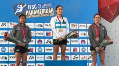 Valentina Aguado, a la cima ha escalado