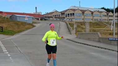 Mirian Cao, la atleta que corre en Malvinas para honrar la memoria de los veteranos
