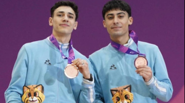 Bronce en el aire: la dupla argentina que tocó el cielo en Asunción