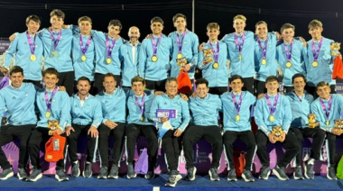 La Argentinidad al podio. ¡El hockey masculino, en lo más alto de Asunción 2025!