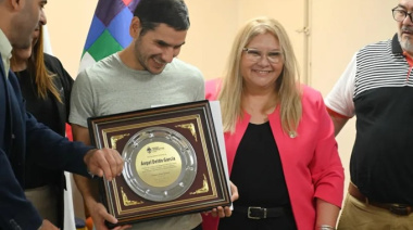 El deporte inclusivo tuvo su homenaje: Ángel Deldo, jugador de Los Murciélagos, distinguido