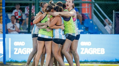 Una huella Kamikaze imborrable sobre la arena. ¡Argentina campeón mundial en beach handball!