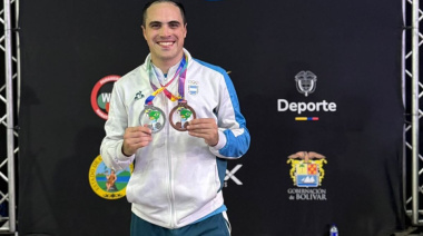 De Cartagena al mundo: Gonzalo Navarro dejó la bandera argentina bien alta en el Sudamericano de Karate