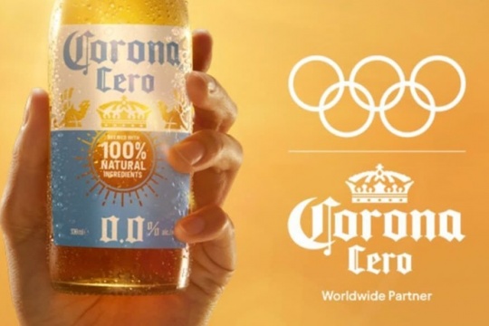 Y de festejo, una birra: Corona Cero, la espuma sin alcohol de los Juegos Olímpicos