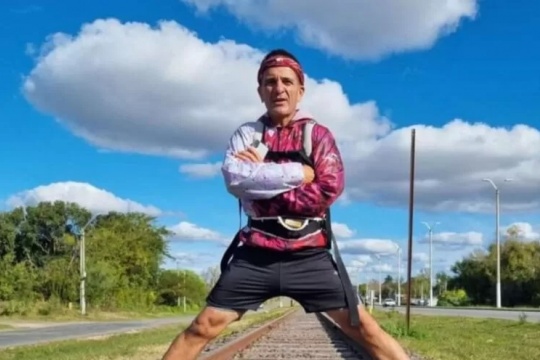 Silvio Arlettaz: 326 Kilómetros de esfuerzo solidario desde Buenos Aires hasta Colón
