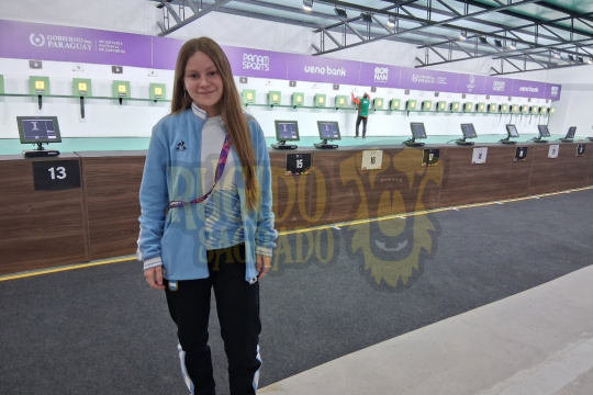 Josefina Mella disparó directo a la gloria. ¡Bronce en Asunción 2025!