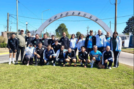 La Selección de Buenos Aires de fútbol de parálisis cerebral continuó su gira por Chacabuco y Suipacha