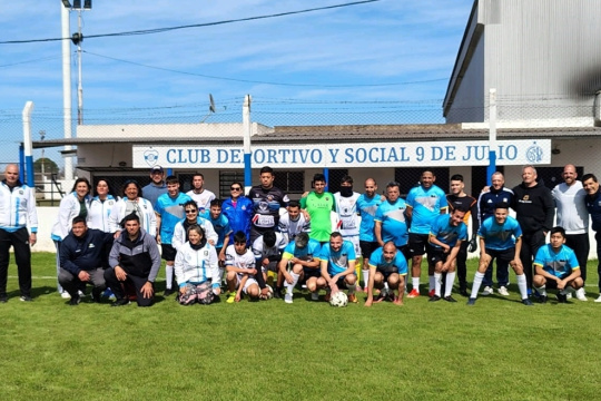 La Selección BA de futbol de PC continúa su gira con espíritu deportivo y solidario